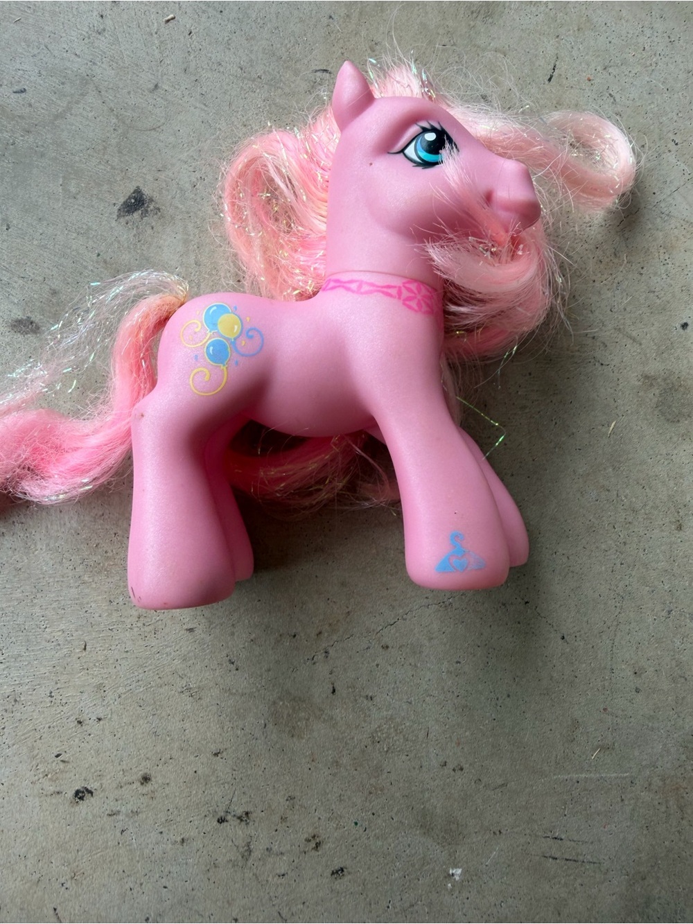 My Little Pony Pinkie Pie 2007 w/ Tinsel Hair Hasbro